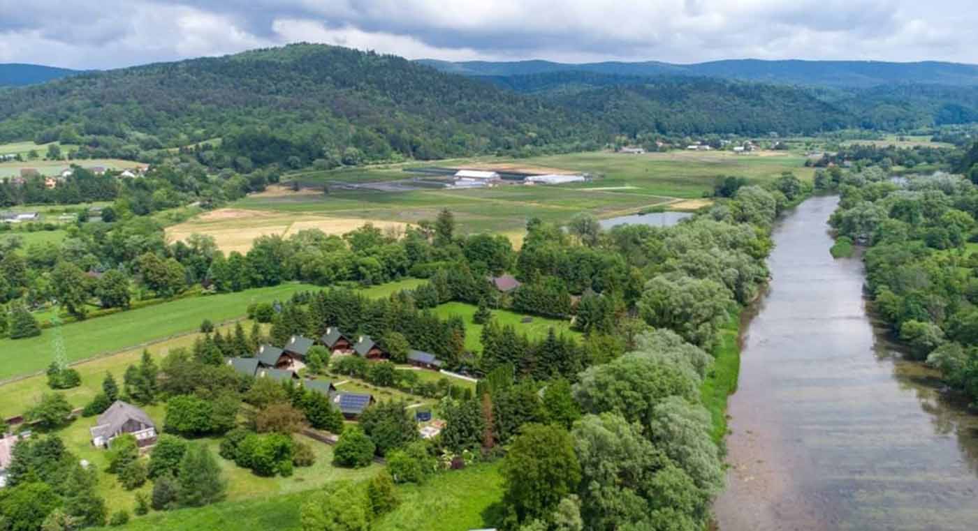 Domki wypoczynkowe w dolinie Sanu